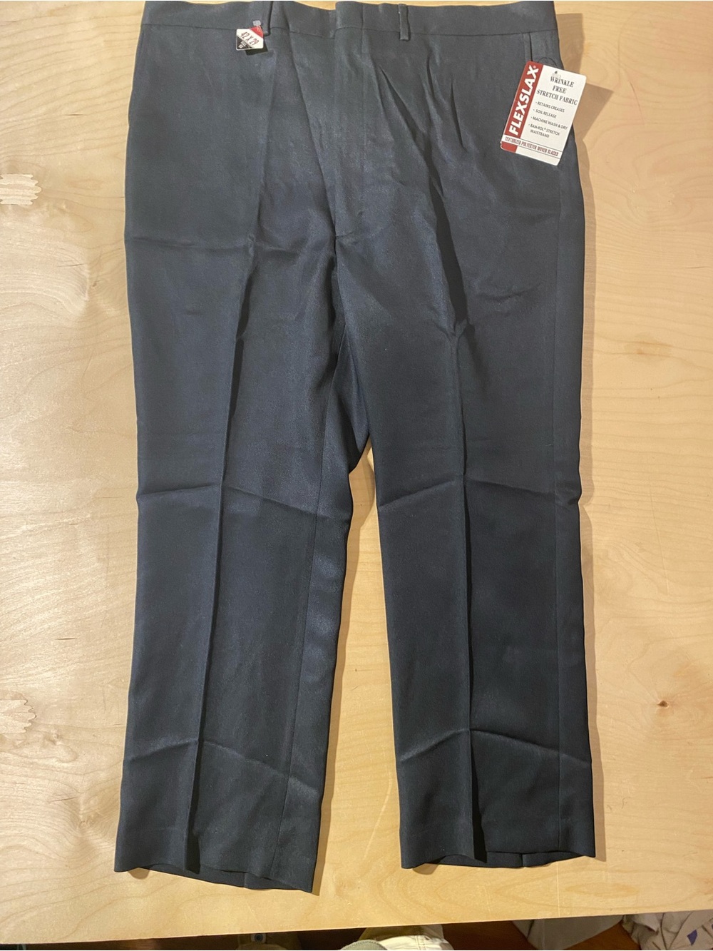 FLEXSLAX Men's Black Dress Pants 42 x 29 (SX) - Picture 2 of 9